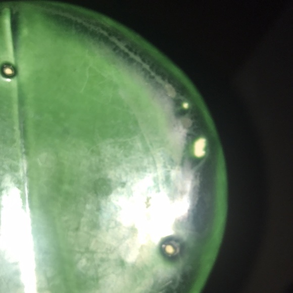 VINTAGE MID-CENTURY EMERALD GREEN POTTERY - Picture 13 of 15